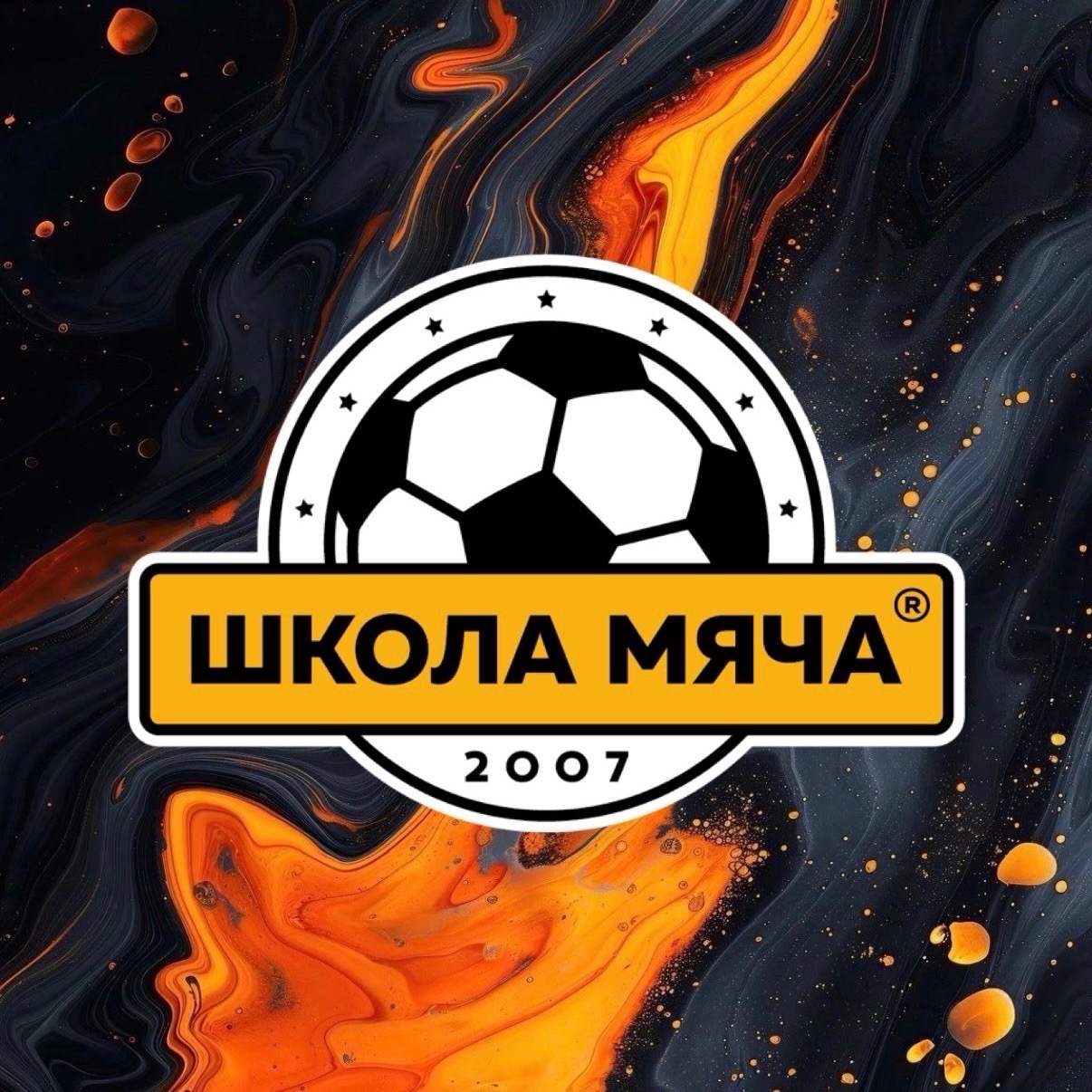 Логотип футбольной школы для детей Школа мяча